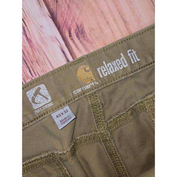 Carhartt Mens Full Swing Relaxed Fit Work Pants Size 40x30 - Picture 4 of 7